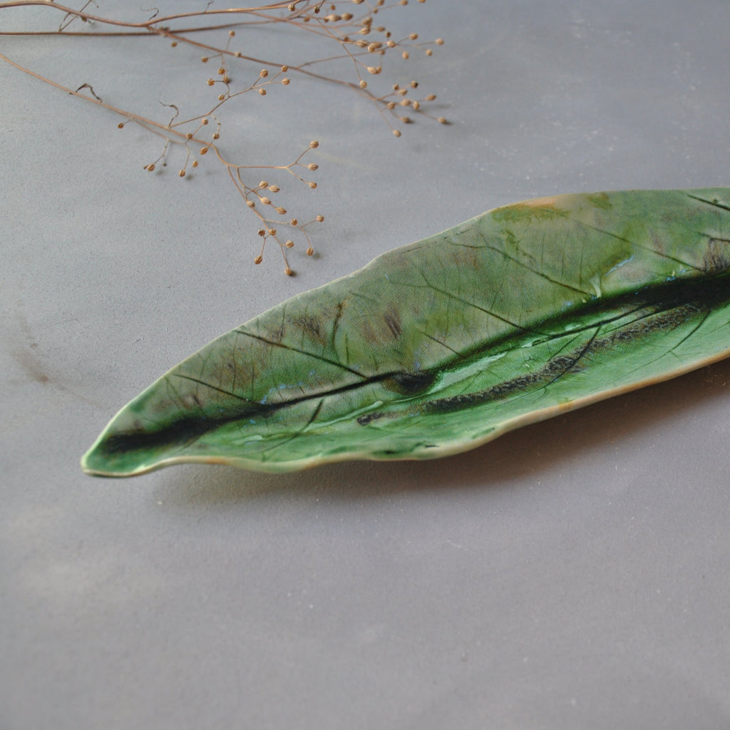 Dekorative Schale – Blatt klassisch XL