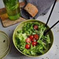 Dekorative Salatschüssel grün XXL 23 cm