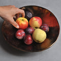 Dekorative Müslischale Salatschale Metallglanz XXXL 27 cm