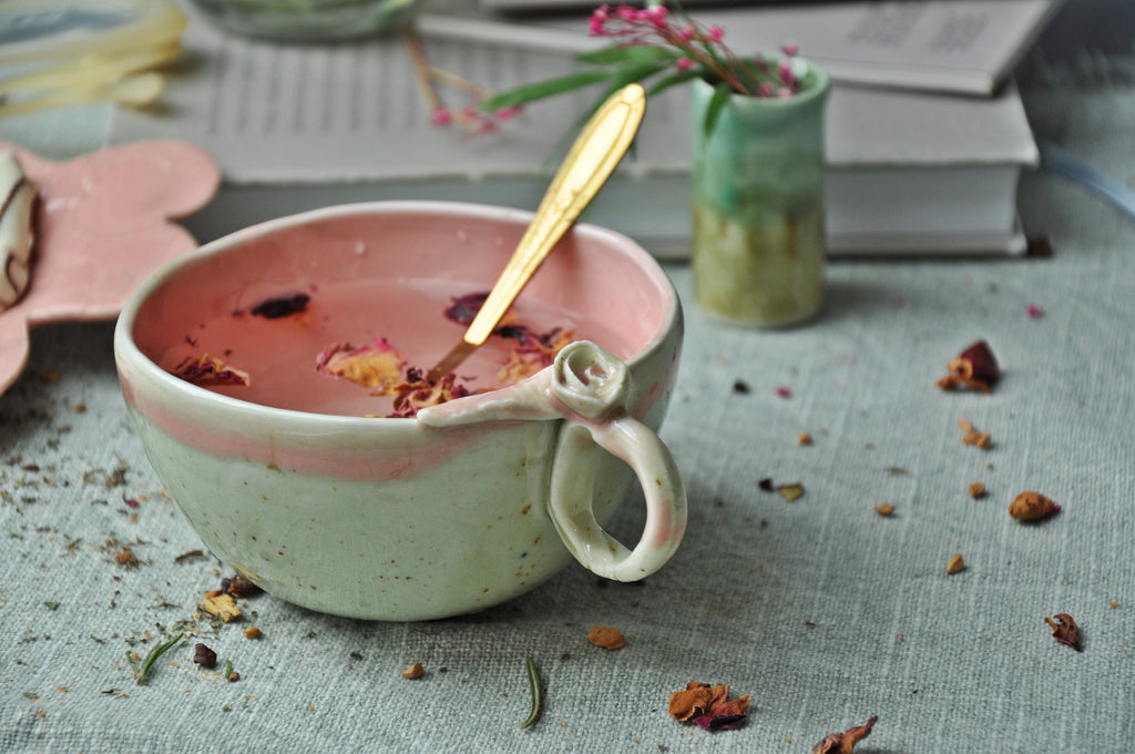 Tasse Kreis mit Rose M