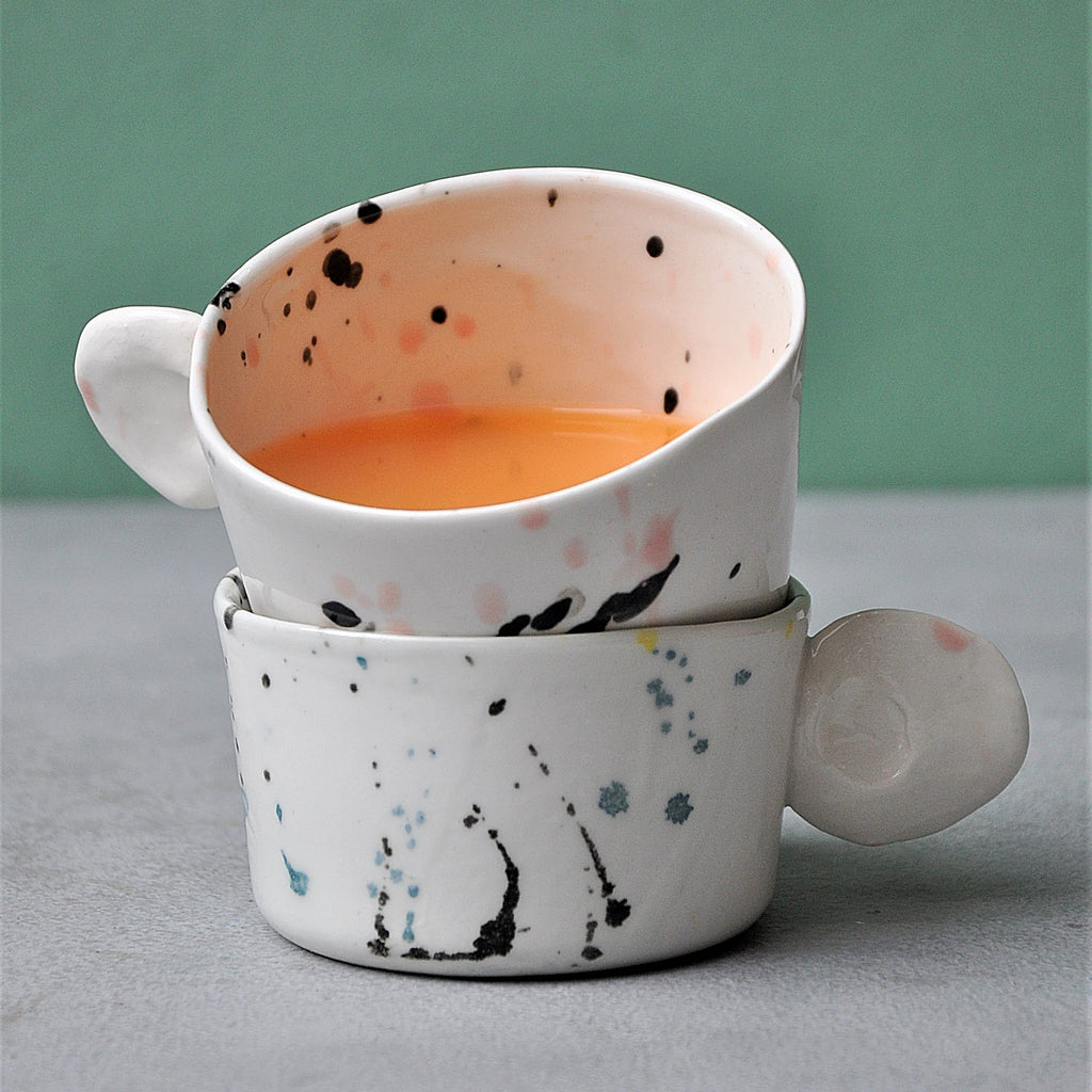 Tasse gleicht Feuerwerk