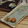 Strudelform Natur Steingut