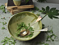 Decorative Salad Bowl Green XXL 23 cm