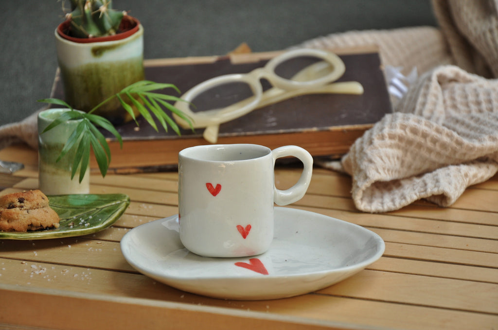 Espresso XS Tasse mit Herzchen