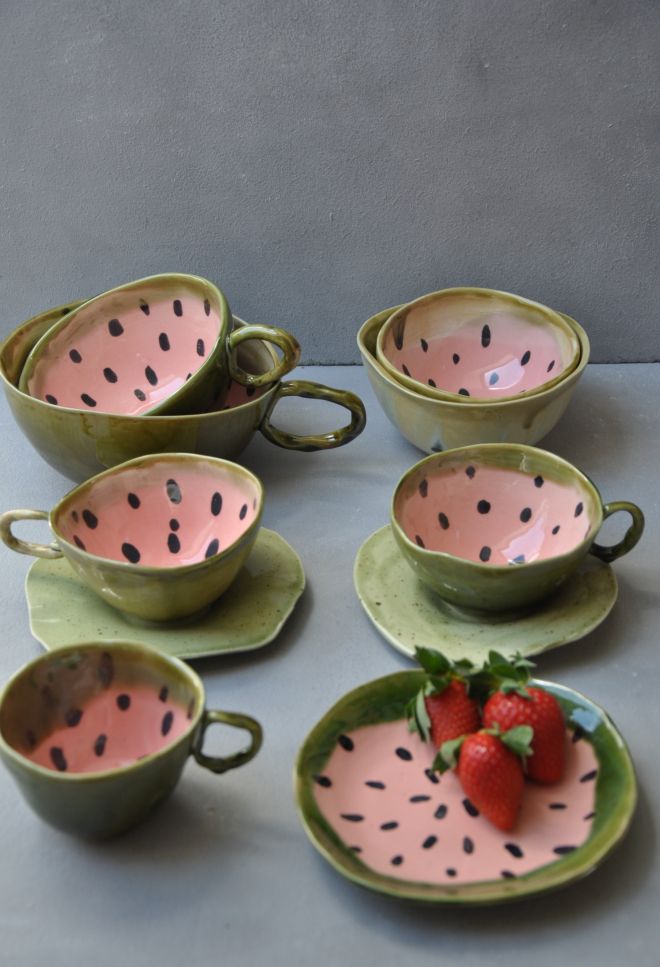 Tasse Kreis Melone S