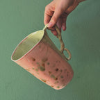 Becher hoch gesprenkelt XL