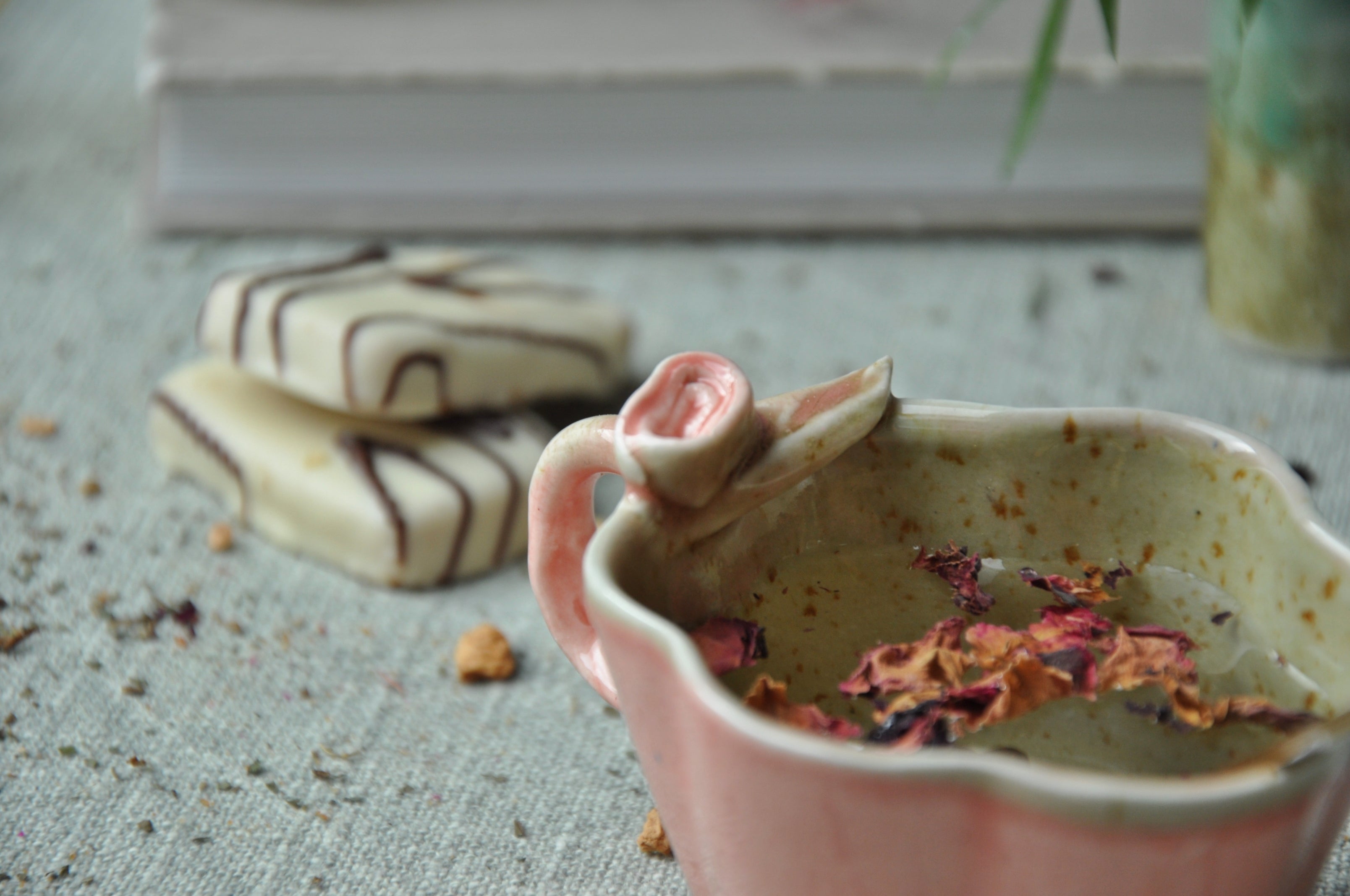 Tasse Blume mit Rose S