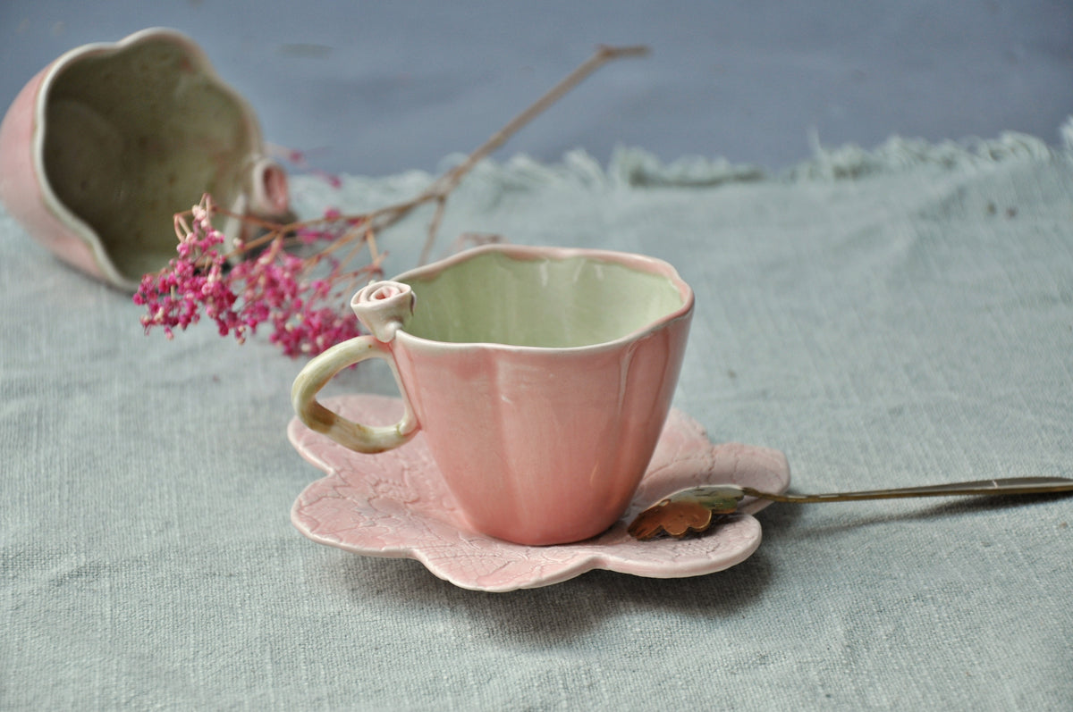 Saucer flower lace M