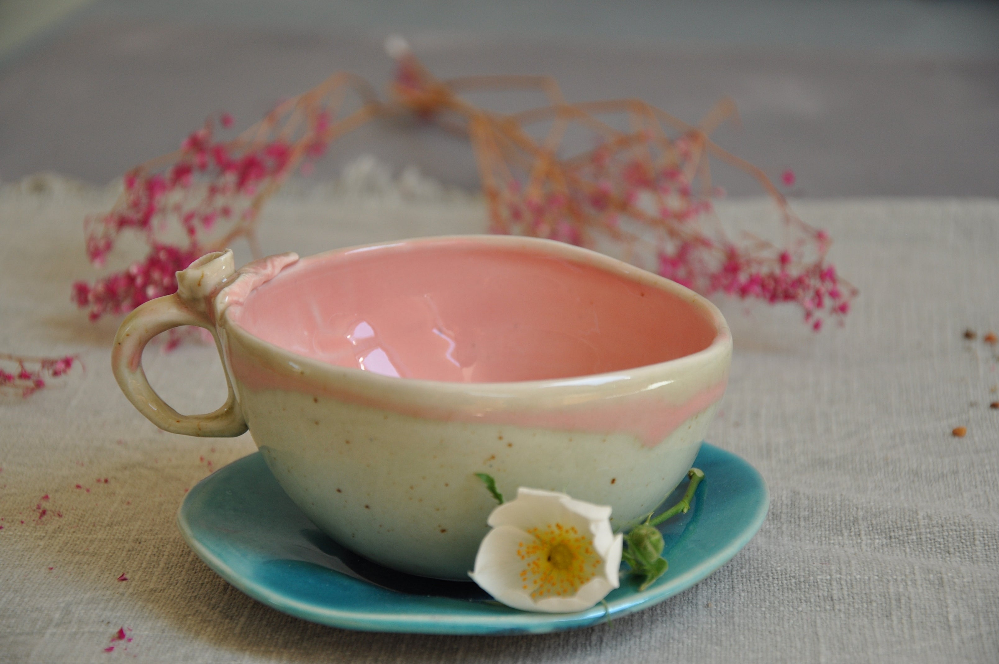 Tasse Kreis mit Rose S
