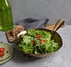 Dekorative Müslischale Salatschale Metallglanz XXXL 27 cm