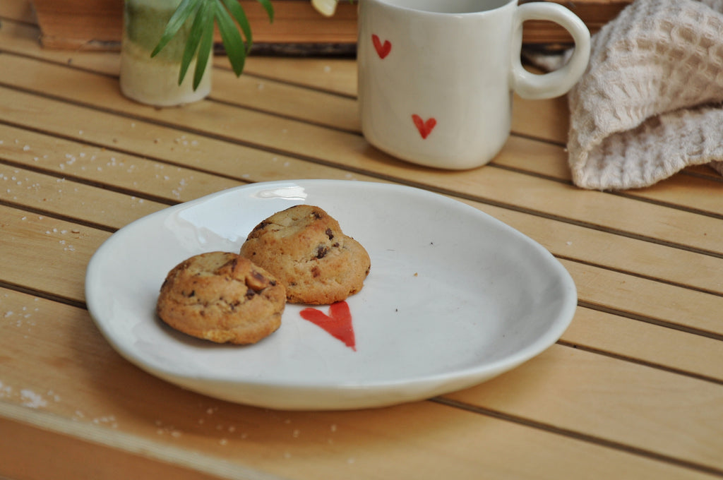 Plate with heart S