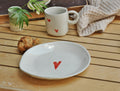 Plate with heart S