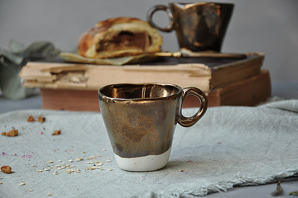 Tasse Espresso Mit Milch