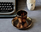 Tasse Glas M Metall