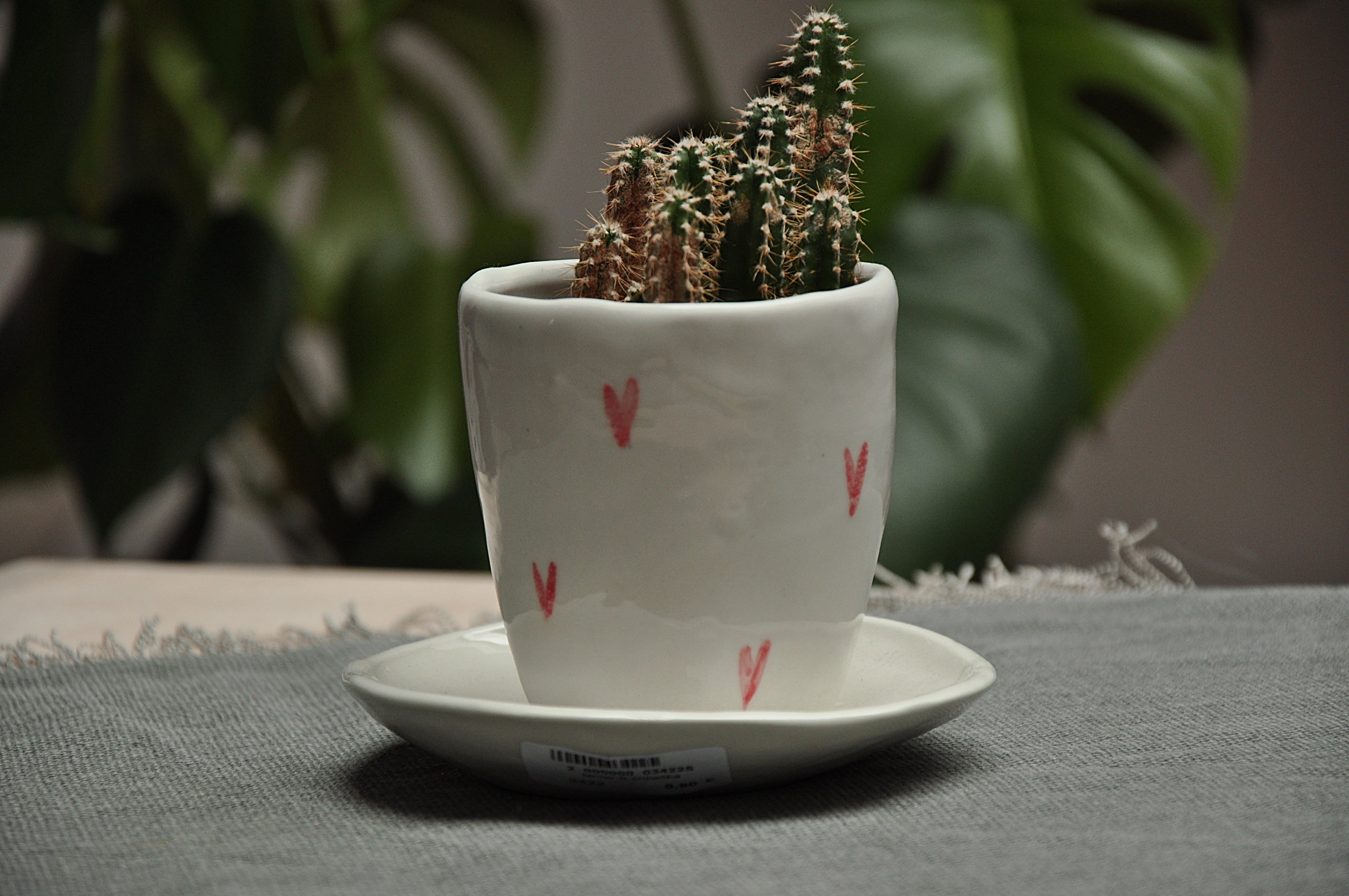 Tasse L mit Herzen