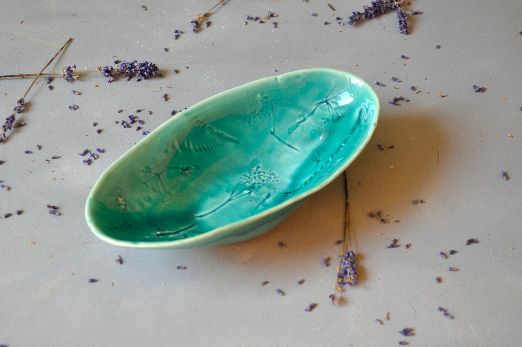 Schale Oval M Natur