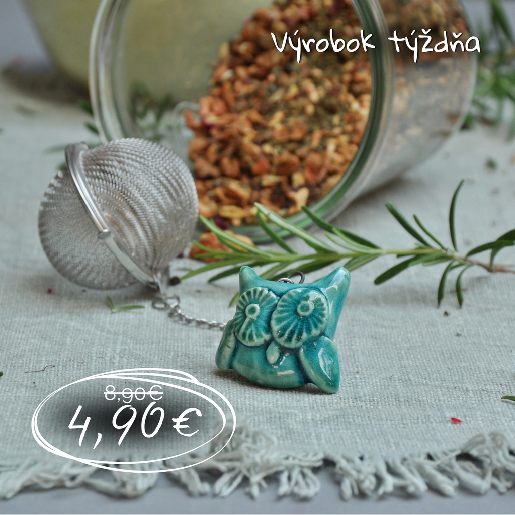 Owl tea strainer